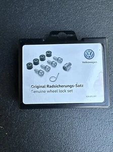 NEW OEM Volkswagen 2019-2023 Atlas ID.4 Lockable Wheel Bolt Set 3CN-071-597 - Picture 1 of 2