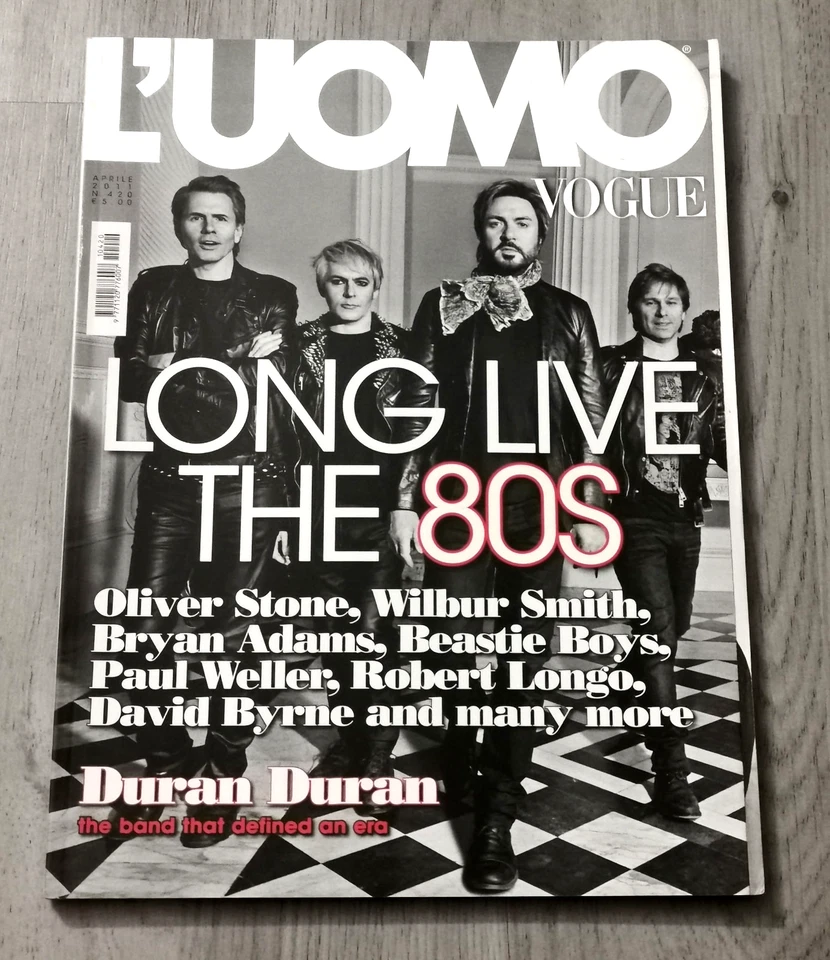 L'UOMO VOGUE N. 420 - APR. 2011 - LONG LIVE THE 80S - DURAN DURAN and many more - Immagine 1 di 1