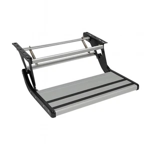 Manual Drop Down Single Step (Aluminium Motorhome Pull Out Folding Platform) - Picture 1 of 12