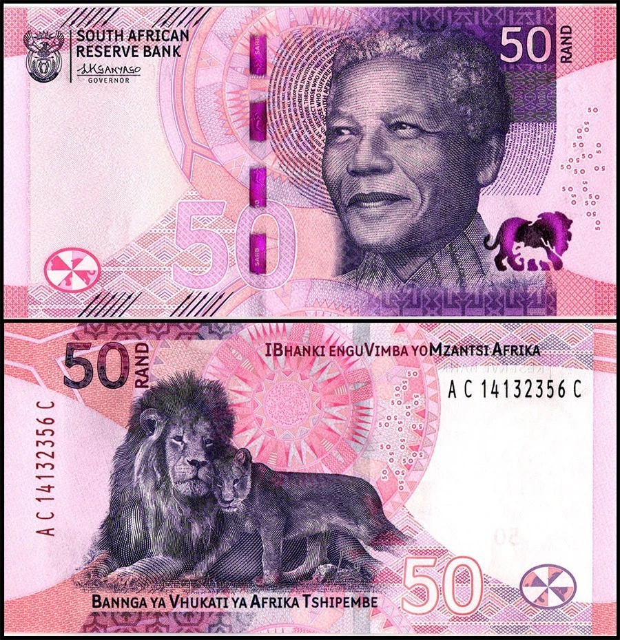 South Africa 50 Rand, 2023 ND, P-150, UNC - Image 1 of 1