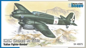 ESPECIAL HOBBY 1/48 IMÁN (Romeo) Ro57bis Kit Modelo de Caza Italiano SHY48075 - Imagen 1 de 1