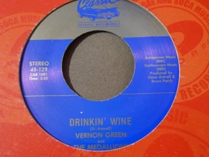 DOOWOP-VERNON GREEN & THE MEDALLIONS-DRINKIN WINE-CLASSIC - Picture 1 of 2