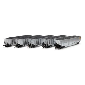 ATHEARN 81596 HO BETHGON COALPORTER UNION PACIFIC 5-PACK - Picture 1 of 1