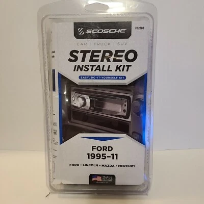 Scosche Ford 1995-2011 Car Stereo Installation Kit Radio Mounting, FD2080  - Image 1 of 4