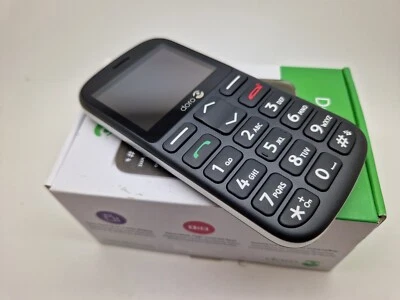 VGC Boxed UNLOCKED Doro 1360 Dual Micro Sim Black Mobile Phone 3UKPOST - Image 1 of 4