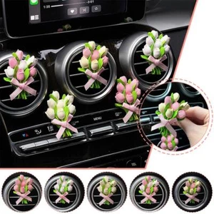 Tulipán Coche Aromaterapia Flor Fragancia Coche Decoración Interior Adornos $ - Imagen 1 de 23