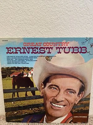 33 rpm vinyl 1973 ernest tubb great country - Image 1 of 4