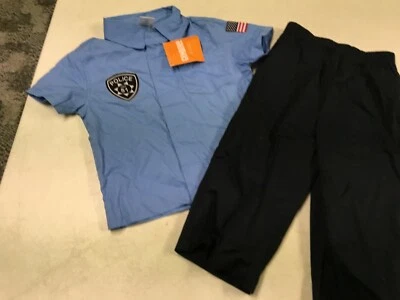 NWT GYMBOREE POLICE OFFICER HALLOWEEN COSTUME BOYS GIRLS  12  18  MS   - Image 1 of 4