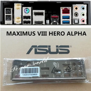 I/O Shield Backplate For Asus MAXIMUS VIII HERO ALPHA Motherboard IO - Bild 1 von 4