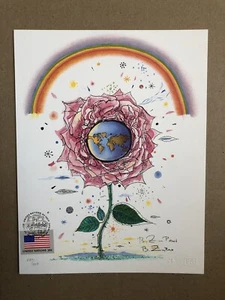 BRUNO ZUPAN - UNITED NATIONS (WFUNA) ART GRAPHIC - 1981 - “FLAG SERIES “ - Picture 1 of 7