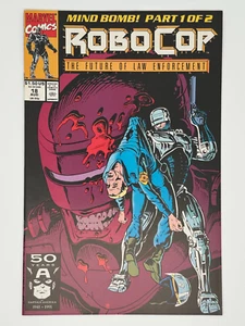 Robocop #18 August 1991 Marvel Comics The Future of Law Enforcement: Mind Bomb!  - Picture 1 of 16
