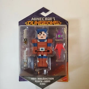 Minecraft Dungeons Hex Malediction Figure New Package Swords Fighter Discontiued - Picture 1 of 2