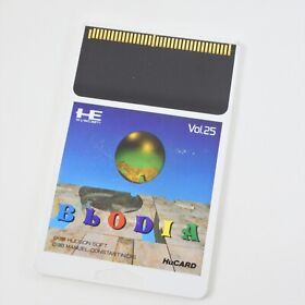 PC Engine Hu BLODIA Card Only pe