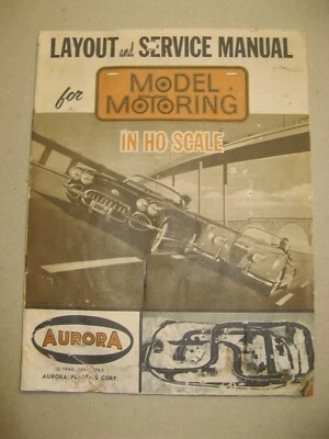 Vibrador Aurora Vintage HO 1960-1962 Manual Original, Versión Grande Foto 1 de 3