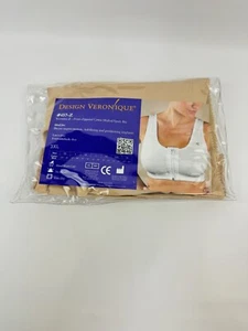 Yesmina-Z Front Zippered Cotton sports bra/Design Veroniqu 3XL - Picture 1 of 4