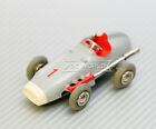 Vintage Schuco Micro Racer Mercedes 1043 Metal Model Wind Toy - Silver -