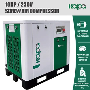 New 10HP Industrial Rotary Screw Air Compressor VFD VSD 480V 3Phase 38CFM 125PSI - Picture 1 of 11