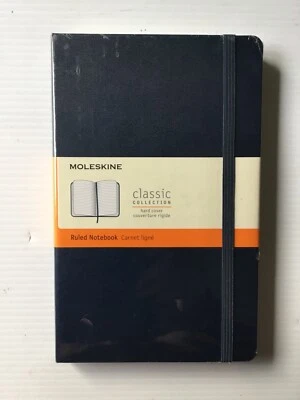 НОВЫЙ ноутбук Moleskine Ruled СИНИЙ классическая коллекция в твердом переплете страницы без кислоты - Изображение 1 из 2