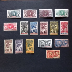 FRANZÖSISCHE KOLONIEN - MAURETANIEN 1906 / FAIDHERBE, SERIE VON 16 WERTEN NEU / GEBRAUCHT - Bild 1 von 2