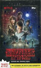 2018 Topps Stranger Things Season 1 Factory Sealed Hobby Box 2 HITS PER BOX