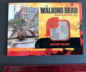 The Walking Dead Season 1 Wardrobe Card Military Walker M12 Premiere Season