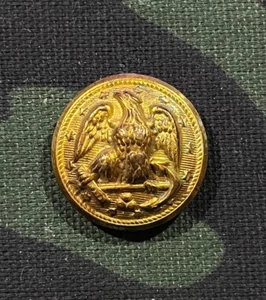 US Navy 22,6 mm 35 Linien Kleid blau Kleid weiß Uniform Tunika Knopf - Bild 1 von 1