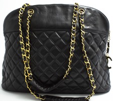 CHANEL CHAIN SHOULDER BAG SHOPPER SCHULTERTASCHE SAC SHOPPING MATELASSE TASCHE 