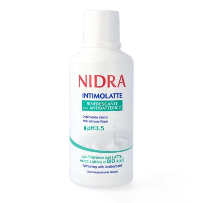 MIRATO Nidra erfischende antibakterielle Intimseife Milchproteinen & Aloe pH3.5 - 500ml