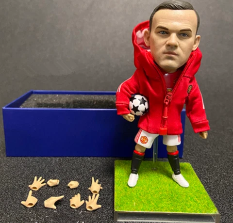NEW Cool Toy Star Wayne Rooney Sport Gift Doll Action Figure 12cm Fast Shipping Cover