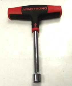 Armstrong 66-716 Dual Material T-Handle Nutdriver 1/2" x 4" USA - Picture 1 of 1