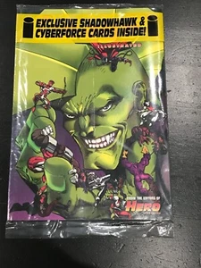 IMAGE ILLUSTRATED SAVAGE DRAGON COMICS cvr FREE CYBERFORCE PROMO CARDS! NEW HERO - Picture 1 of 2