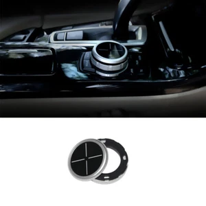 For BMW X5 X6 2014-2018 Silver Aluminum Console Driving Mode Button Ring Trim 2X - Picture 1 of 6