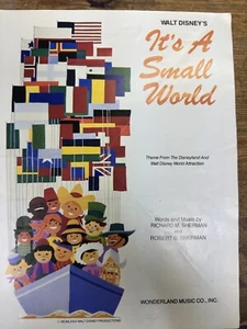 Disney ITS A SMALL WORLD (2 Tamaños) Partituras Pack de 2 - Imagen 1 de 2