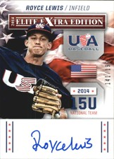 2014 Elite Extra Edition USA Baseball 18U Game Jerseys #15 Austin Bergner