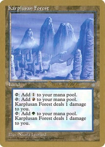 MTG Karplusan Forest (1998 Brian Selden) (Not Tournament Legal) – World Champion - Picture 1 of 1