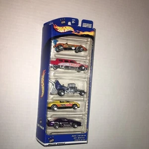 2000 Hot Wheels HAPPY BIRTHDAY 5 Pack ShadowMk/Limozeen/BabyBoomer/MXTurbo/Cobra - Picture 1 of 10