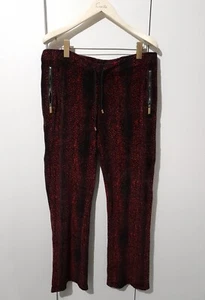 Versace Men's Velvet Sweatpants Drawstring Lounge Pants Reptile print Size-M - Picture 1 of 12