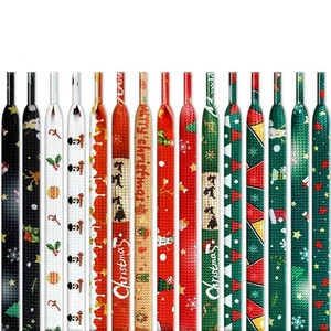 Christmas Shoelaces Creative Shoelaces Sneaker Shoelaces Flat Shoelaces - Picture 1 of 28