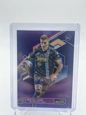2023 Topps Finest MLS - Mikael Uhre #90 Purple Refractor /250 (RC) - Image 1 of 2