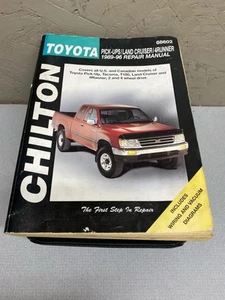 Chilton 1989-96 Toyota Repair Manual 68602 PickUp Truck Land Cruiser 4Runner - Bild 1 von 6