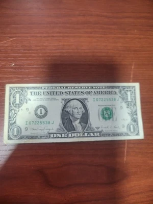 Billete de 1 dólar de la Reserva Federal 1988A EE. UU. - I07225538J Foto 1 de 4