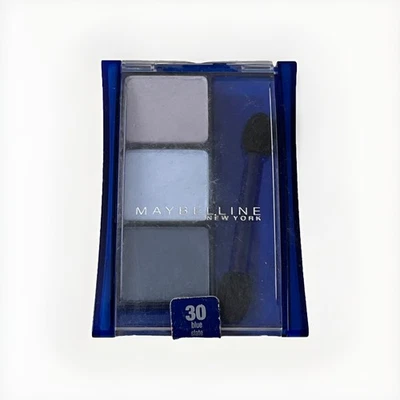 Maybelline Expert Wear Eyeshadow Trio #30-Blue Slate. Unsealed. READ - Image 1 of 3
