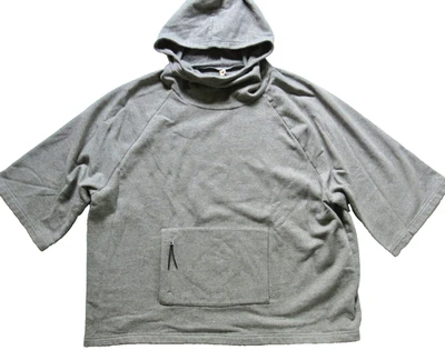 Lucy Activewear Breathe & Believe Gray Oversized Sweatshirt Poncho M Medium - Image 1 of 4
