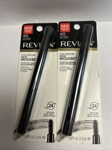 LOT OF 2 REVLON COLORSTAY BROW MOUSSE 405 SOFT BLACK 0.07oz EACH NIP - Picture 1 of 1