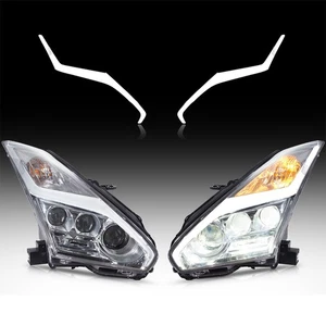 VLAND For 2008-2023 Nissan R35 GTR Full LED DRL Headlights Pair W/Animation - Foto 1 di 20