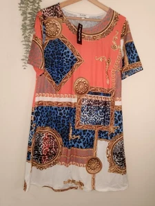 Bold Baroque Print Dress - Simply Be UK 12, Brand New With Tags - Picture 1 of 6
