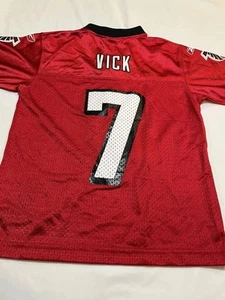 Atlanta Falcons Michael Vick #7 Reebok Jersey Red size S Youth Boys Chico (8) - Picture 1 of 9