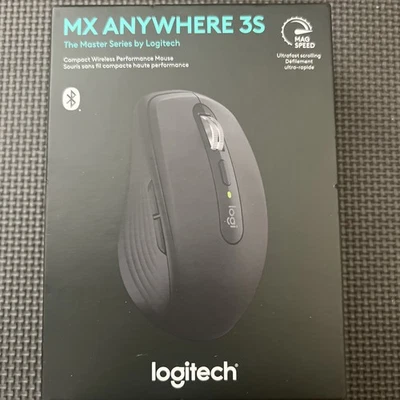 Logitech MX Anywhere 3S Wireless Mouse Bluetooth Windows MacOS iPadOS Android - Image 1 of 2