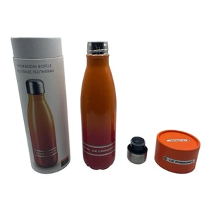 Le Creuset Edelstahl Trinkflasche 17 Unzen Orange Neu - Bild 1 von 23
