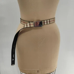 Burberry Check und Ledergürtel - Bild 1 von 7